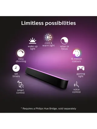 Philips Hue Play 2'li Ekopaket - Siyah